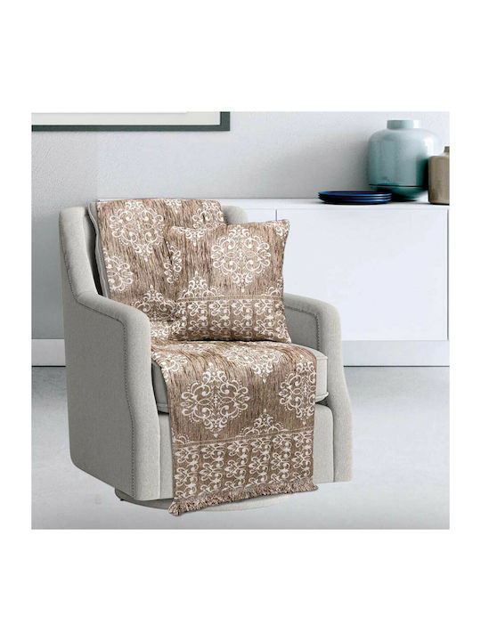 SB Home Sofa Throws 2 Seater Verona 180x240cm Cream