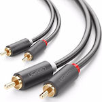 Ugreen Cable 2x RCA male - 2x RCA male 1m (30747)
