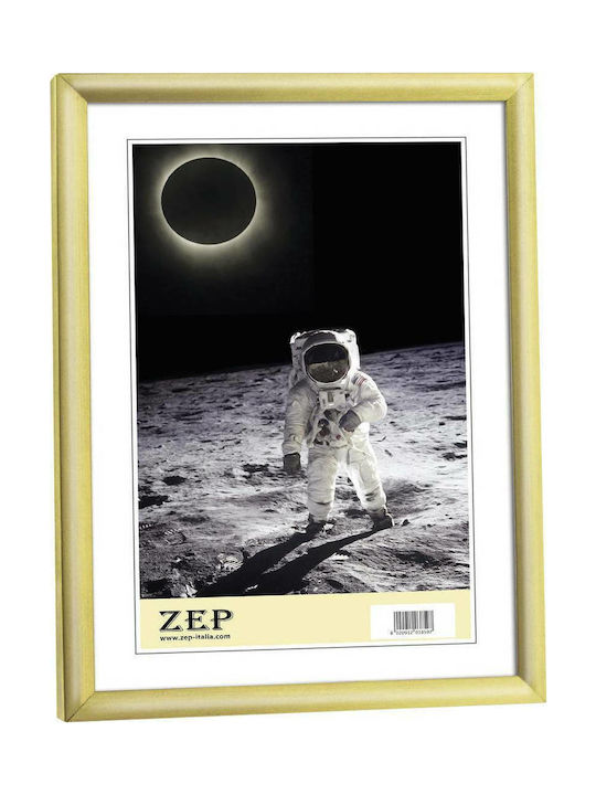 ZEP Frame Plastic 13cmx18cm with Gold Frame