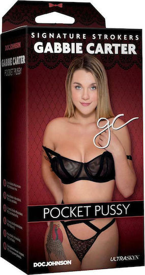 Doc Johnson Signature Strokers Ultraskyn Pocket Pussy Masturbator Vagina 5510-28-BX