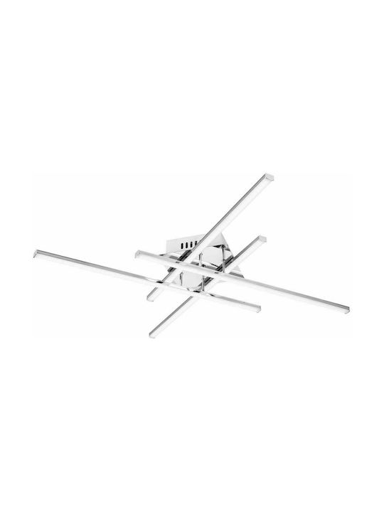 Vivalux Vector Ceiling Mount Light 50cm White with Integrated LED