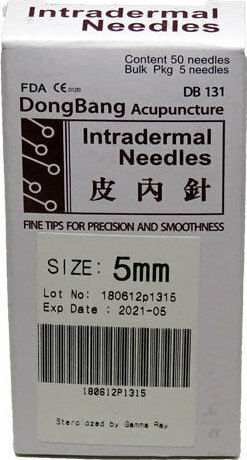 Dong Bang DB131 Βελόνες Βελονισμού 0.12X5mm 50τμχ