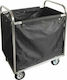 ItalStar Hotel Metallic Cart for Laundry with Dimensions W70xD50xH88cm. Black 1pcs