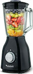 Turbotronic Μαύρο Blender with Glass Jug 1.5lt 1400W Black