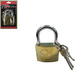 Padlock Brass with Key Brass 20mm 1pcs