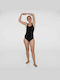 Speedo Essential Endurance + Medalist Athletic One-Piece Swimsuit Black