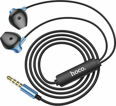 Hoco M75 Belle În ureche Handsfree cu Mufă 3.5mm Albastru