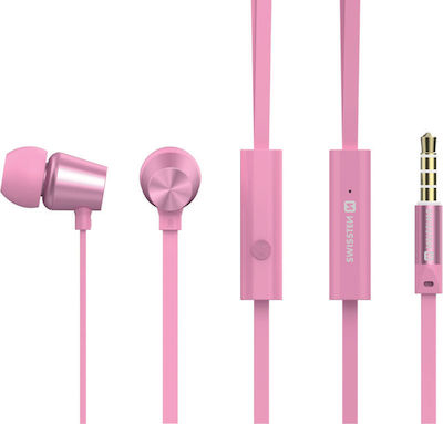 Swissten YS500 În ureche Handsfree cu Mufă 3.5mm Rose Gold