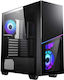 MSI MPG Sekira 100R Gaming Middle Tower Carcasă Calculator cu Fereastră Laterală și Iluminare RGB Negru