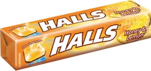 Halls Καραμέλες Calm με Γεύση Μέλι / Λεμόνι Χωρίς Προσθήκη Ζάχαρης 32gr