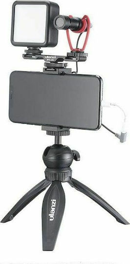 Ulanzi Ulanzi Phone Vlogging Super Extension Handy-Stative Griff Outfit 3 mit Aufhelllicht Schwarz
