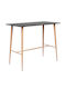 Table Bar Wooden with Metal Frame Black 120x60x105cm