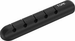 TOPK Kabelclips-Organizer 1Stück Schwarz