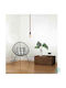 Globo Lighting Ulleu Pendant Light Black with Rope for Socket E27