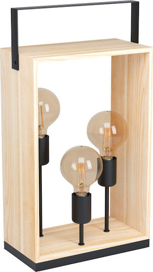 Eglo Famborough Decorative Lamp with Socket for Bulb E27 Beige