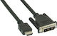 InLine Cablu DVI-D de sex masculin - HDMI de sex masculin 2m Negru (17662E)
