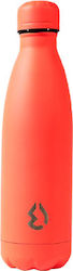 Water Revolution Fluor-Thermoflasche 500 ml Rot