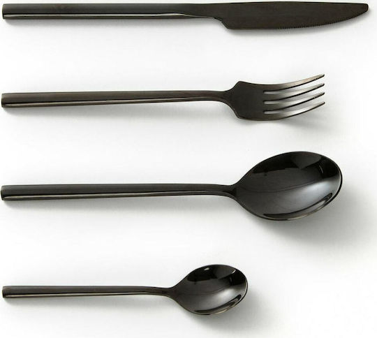 La Redoute Interieurs Nazama Set de Tacâmuri Inoxidabil Negre 16buc