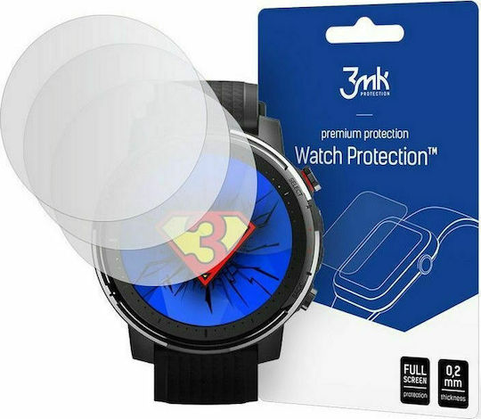 3MK Curved ARC Screen Protector pentru Amazfit Stratos 3 3buc