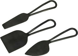 InTheBox Metallic Serving Utensil Set Black 018943 3pcs