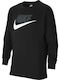 Nike Kids Fleece Sweatshirt Black Sportswear Club