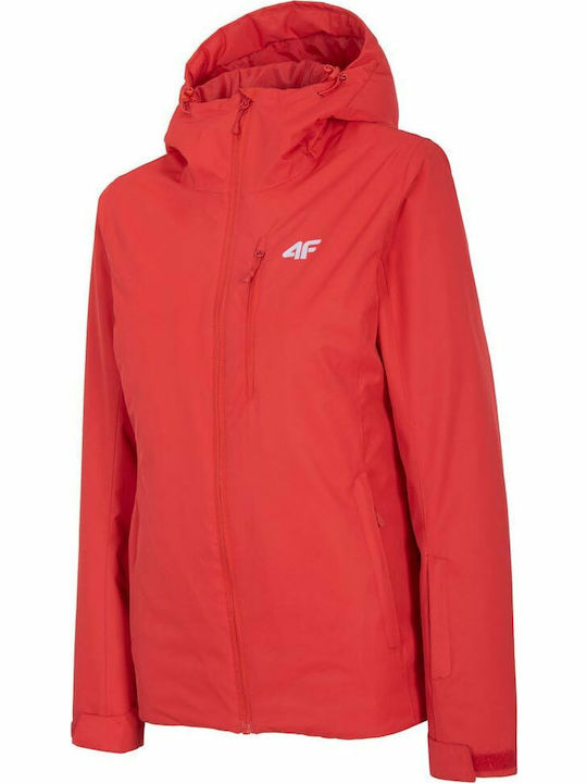4F Women's Ski & Snowboard Jacket Red H4Z20-KUD...