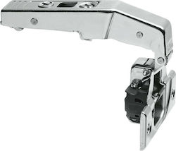 Blum Clip Top Metallic Furniture Hinge Corner with Brake Ασημί 95º