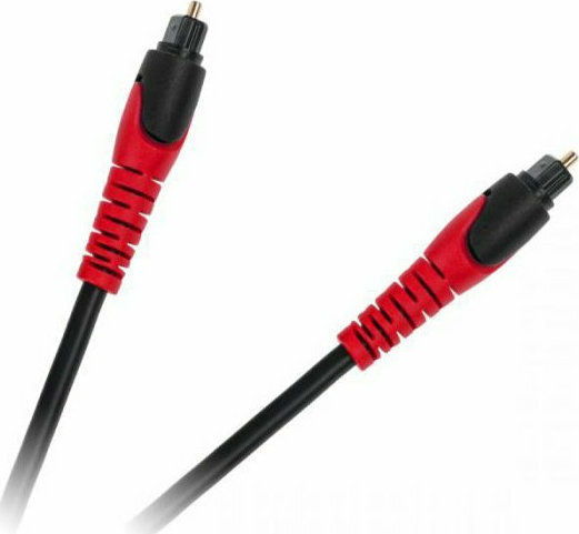 Cabletech Оптичен аудио кабел TOS мъж - TOS мъж Черен 1м (KPO4014-1.0)