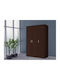 Wilson 3D Τρίφυλλη Ντουλάπα Wenge 90x45x180cm