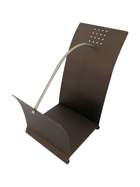 Zogometal N Inox Καλάθι Αποθήκευσης Ξύλων 25x24x44cm Χάλκινο