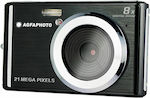AgfaPhoto DC5200 Compact Aparat Foto 21MP cu Ecran 2.4" și Rezoluție Video 1280 x 720 pixeli Negru