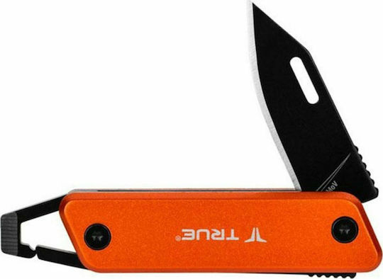True Utility Modern Keychain Σουγιάς Επιβίωσης Keychain Orange