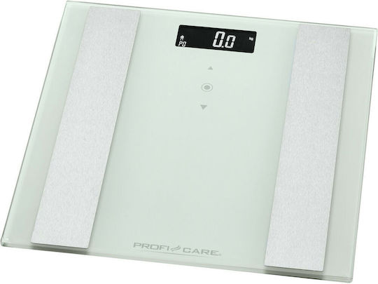 ProfiCare PC-PW 3007 FA Digital Badezimmerwaage mit Körperfettmessung in Weiß Farbe