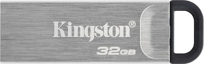 Kingston DataTraveler Kyson 32GB USB 3.2 Stick Silber