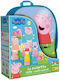 Lisciani Giochi Cuburi De Construit Cu Rucsac De Transport Peppa Pig Pentru 1+ Ani 36 Bucăți