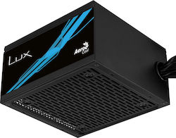 Aerocool LUX 650W Black Computer Power Supply Full Wired 80 Plus Bronze