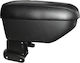 Cik Car Leather Armrest for Fiat Sedici /SX4 Black