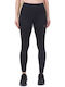 Dri-Fit One Schulung Frauen Lang Leggings Hochgeschnitten Schwarz