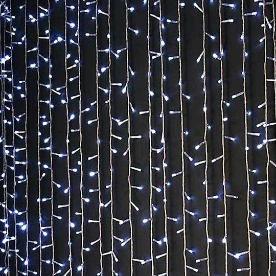 360 Lichterketten LED 2m. x 200cm Naturweiß Typ Vorhang 1Stück