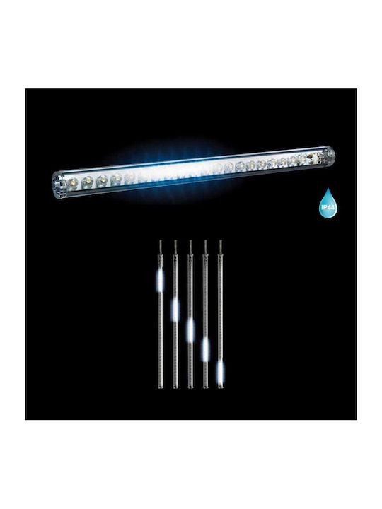 240 Λαμπάκια LED 4μ. x 50εκ. Φυσικό Λευκό τύπου Μετεωρίτης