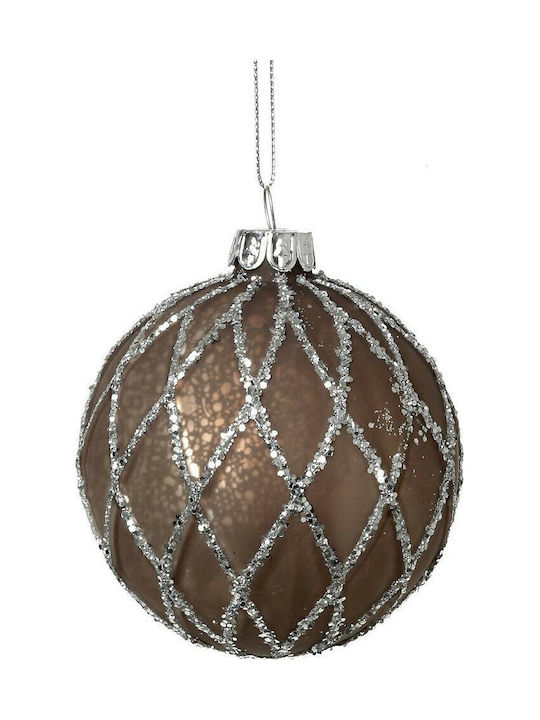Ornament suspendat Glob De sticlă Maro
