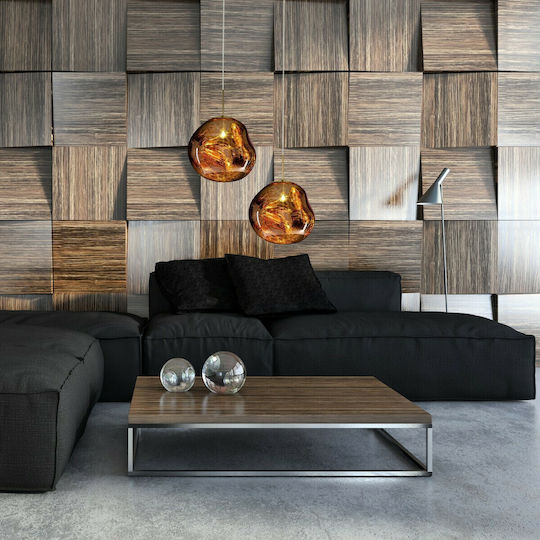 Hatzipantos Stores Pendant Light Gold with Socket E27 25cm