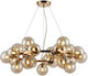 Maytoni Dallas Pendant Chandelier for 25 Bulbs G9 Honey