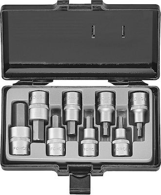 Force Socket with Motor Allen and Socket 1/2'' Set 8pcs