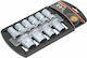 Tactix Căpăcei Hexagonali cu Patrat de Prindere 1/2" Set 10buc