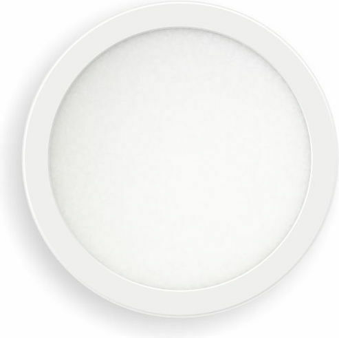 Spot Light Στρογγυλό Χωνευτό LED Panel 20W με Φυσικό Λευκό Φως 4000K 23εκ.