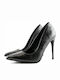 Migato Pointed Toe Stiletto Black High Heels