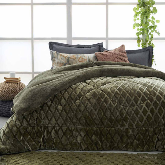 Palamaiki Duvet Cover Single 160x240cm Nadine Khaki 280 GSMGsm