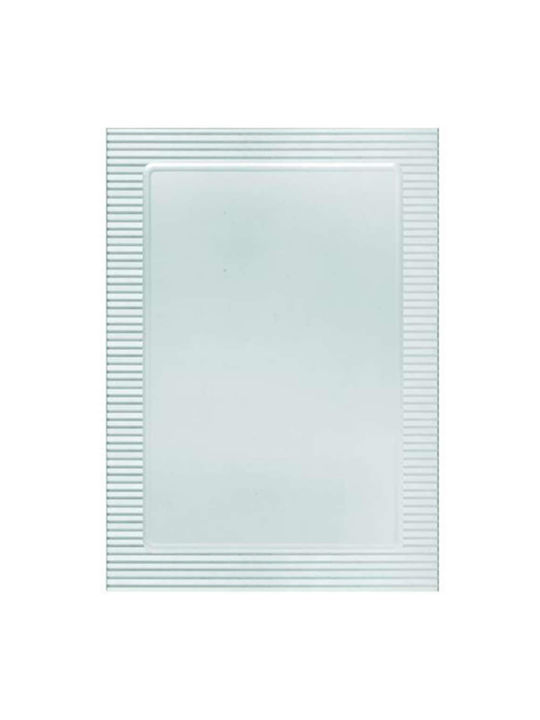 Gloria Riga Ορθογώνιος Καθρέπτης Μπάνιου Led 60x80cm