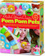 4M Stickerei Strickset Tiere Pom Pom für Kinder 5+ Jahre+ Jahre